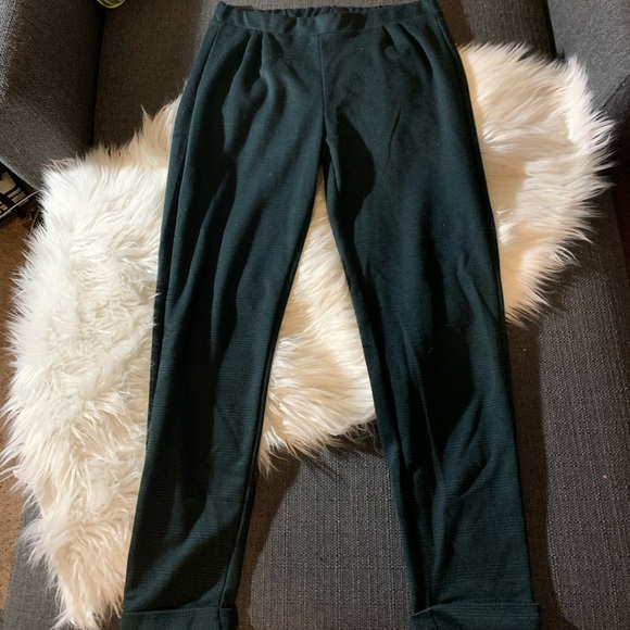 Green and Black plaid hip huggers - Picture 2 of 3